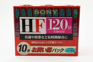 RE0020◆未開封◆TSONY ソニー 10C-120HFA ノーマルカセットテープ 10巻