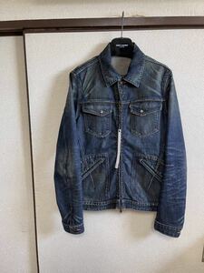 【タグ付き】【大人気商品】 NUMBER NINE ナンバーナイン DENIM JACKET デニムジャケット Gジャン INDIGO インディゴ 即決早い者勝ち