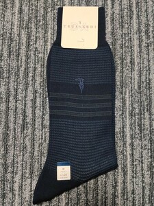 未使用 DA TRUSSARDI ダ トラサルディ ビジネス ソックス 25cm 靴下 日本製 レトロ ドレス 旭繊維