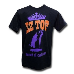 ZZ Top バンドTシャツ ZZトップ Tacos Black S