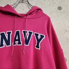 Champion/USEDスウェットパーカー/NAVY/アメリカ海軍