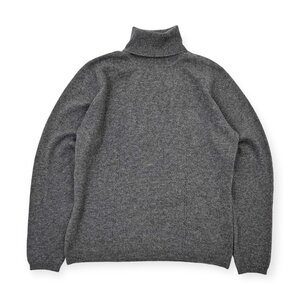 カシミヤ100%◆GIANNI LO GIUDICE タートルネック 長袖 ニット セーター サイズ40/グレー系/レディース