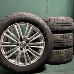 ほぼ新品?!★格安スタート!!　215/60R17 ダンロップ WM03 スタッドレス 4本セット PCD114.3 5穴 +40