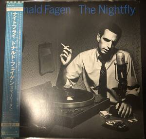 LP【AOR】Donald Fagen / The Nightfly 【Warner Bros. Records P-11264・82年国内盤ORIG・帯付き・Steely Dan・ナイトフライ】