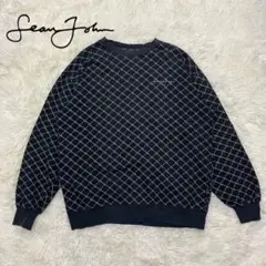 sean john ショーンジョン　スウェット　総柄　刺繍　XL 美品