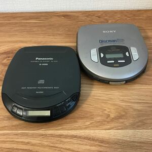 10-184 Panasonic パナソニック SONY ソニー CDプレーヤー CDウォークマン CD ポータブルCDプレーヤー SL-S120 D-365