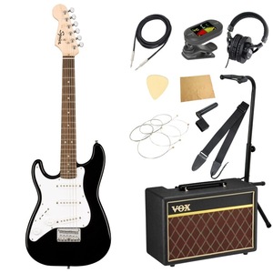 エレキギター 入門セット スクワイヤー 左利き ストラト Mini Stratocaster VOXアンプ付き 11点セット Squier ギター 初心者セット
