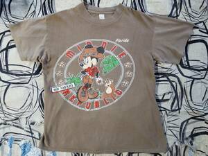 UNKNOWN 80s 90s 当時物 ビンテージ オリジナル シングルステッチ ディズニー ミニー SAFARI プリント Tシャツ 検索 USA製 Mickey ミッキー