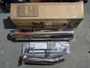 デビルレーシング DEVILRACING マグナム MAGNUM サイレンサー 新品 未使用 フランジパイプ付き