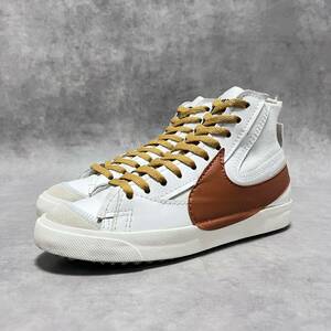 NIKE Blazer Mid 77 Jumbo ブレーザー スニーカー ホワイト×ブラウン US8.5 26.5㎝DD31111-101