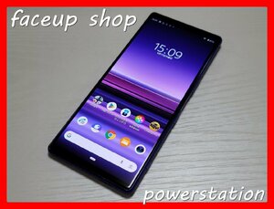 　★【41654WM】 完動品 SoftBank 802SO SONY Xperia 1 パープル SIMロック解除済 1円 ! 1スタ !