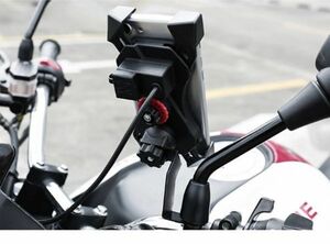 自転車 スマホ ホルダー スタンド オートバイ バイク スマートフォン振れ止め 脱落防止 GPS サイクリング 多機種対応 角度調整 360度回転