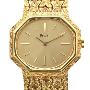 PIAGET ピアジェ 93452N91 YG 金 手巻き ゴールド文字盤 レディース 腕時計 総重量約62.3ｇ【中古】