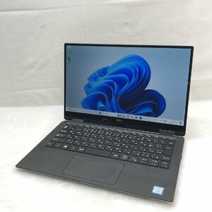 1円～タッチパネル搭載 Windows11 Pro DELL XPS 13 9365 P71G Core i5-8200Y メモリ8GB NVMeM.2 SSD256GB 13.3インチ T014714