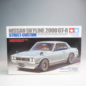 未組立品 TAMIYA タミヤ 1/24 NISSAN 日産 SKYLINE スカイラン 2000GT-R ストリートカスタム No.335 ハコスカ プラモデル 模型 CO4103