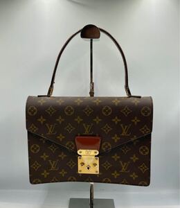 1円〜② LOUIS VUITTON ルイヴィトン モノグラム コンコルド M51190 ハンドバッグ フラップバッグ