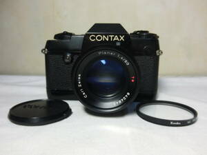 CONTAX カールツァイス プラナー Planar 50mm F1.4 単焦点レンズ カビ多少あり 現状お渡し品 137 MAクオーツ 本体おまけ