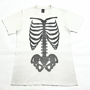 2004SS Number (N)ine ドリーム期 ダメージ加工 ボーン Tシャツ 骨 bone 肋骨 ナンバーナイン スカル レントゲン 宮下期 Tee archive 04ss