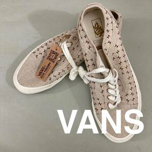 【新品未使用】【タグ付き】バンズ VANS スニーカー 靴 ローカット LOW オールドスクール テパード チェッカーボード ベージュ 29.0cm @★