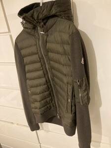 サイズM】MONCLER ニットハイブリッドニットダウンパーカー　カーディガン