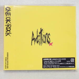 ＜美品＞ 　ONE OK ROCK / Anbitions 　　帯付　　（初回限定盤　CD+DVD)　　　国内正規セル版　　（訳アリ：冊子なし）