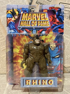 ☆1990年代/マーベル/アクションフィギュア/即決ビンテージ/Toybiz/Marvel Hall of Fame/Action Figure(Rhino/MOC) MA-161