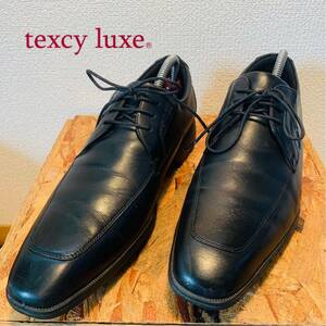 texcy luxe Uチップ ビジネスニューズ 24.5cm 紳士靴　テクシーリューク　リーガル
