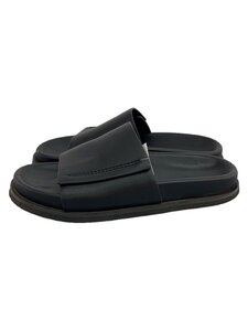 TODAYFUL◆Leather Slide Sandals/サンダル/38/BLK/羊革/12311001