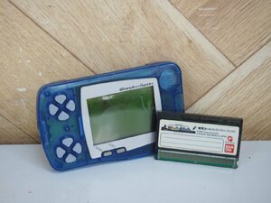 ☆【1K1107-5】 BANDAI バンダイ ワンダースワン WonderSwan SW-001 ワンダーウィッチ カートリッジ付 ジャンク