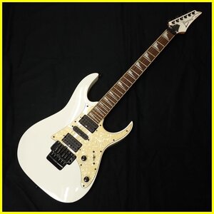 ★Ibanez/アイバニーズ エレキギター RG350DX/ホワイト/ソフトケース・ケーブル付き/ジャンク扱い&1932000693