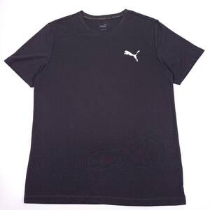 L PUMA プーマ Tシャツ 丸首 ブラック 半袖 リユース ultramto ts2316