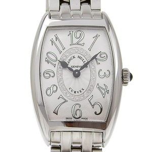 FRANCK MULLER フランクミュラー トノーカーベックス ダイヤ文字盤 1752QZ REL CD 1R 腕時計 クオーツ レディース【90000123】中古