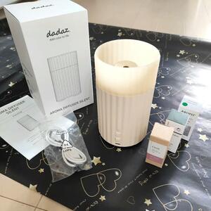 新品アロマディフューザー卓上 超音波 USB 明暗調節　おまけつき