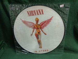 NIRVANA/IN UTERO●LP　ピクチャーレコード