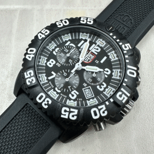 1円～！　【中古・KS】　Luminox/ルミノックス　メンズ腕時計　3081　クロノグラフ　クォーツ　44mm　スイス製