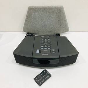 ●ボーズ AWRC0G CDプレーヤー BOSE ブラック WAVE Radio/CD ウェーブラジオ リモコン 台座付き 音楽 再生 L1413