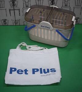 Pet Plus ペットプラス キャリーケース ペット キャリー キャリア 犬 猫 袋付き