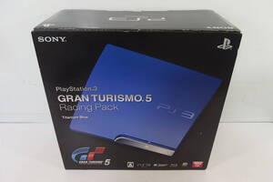 ◆SONY PlayStation3 PS3 本体 CECH-2500A GT グランツーリスモ5 レーシングパック CEJH-10007 タイタニウムブルー