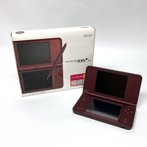 kk055　任天堂 Nintendo　DSi LL　UTL-001　ワインレッド　タッチペン欠品　※中古