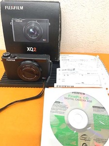 フジフィルム☆FUJIFILM☆XQ2☆COMPACT DIGITAL CAMERA☆Black Noir☆バッテリー☆取説保証書☆FinePix CD☆稼働品☆ジャンク品として