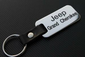 グランドチェロキー キーホルダー クロームメッキ クライスラー純正 JEEP 02-CB-JEE-140 ジープ CHRYSLER GRAND CHEROKEE