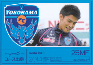 YK54 石井圭太 横浜FC　Jリーグオフィシャルトレーディングカード2014