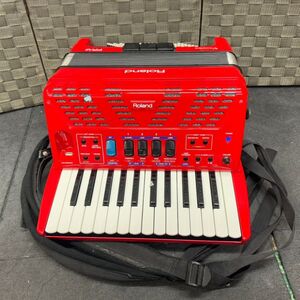 N937-O46-729 Roland ローランド FR-1X RD 電子アコーディオン V-Accordion 鍵盤楽器 音出しOK ⑨