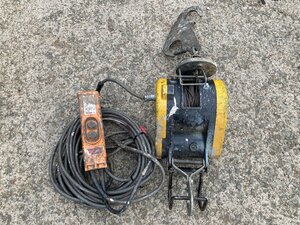 RYOBI リョービ WI-61C 小型ウィンチ 100V 荷上げ 揚程20ｍ 吊荷重60kg ホイスト ワイヤー21mm 電動工具