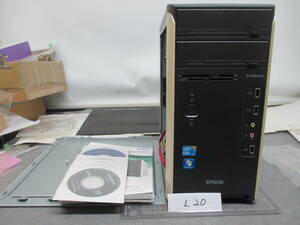 L20 EPSON Endavor MR6500 ＨＤＤレス　説明書等も付いています。　デスクトップPC