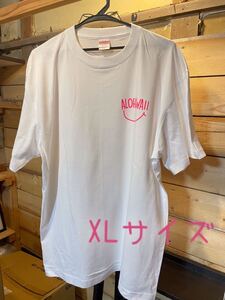 ALOHAWAII smile Tシャツ XLサイズ 白色 ハワイ アロハ HDM