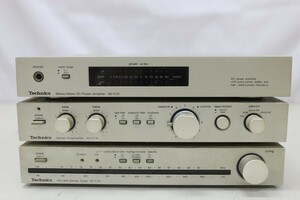 Technics SE-C01 / SU-C01 / ST-C01 テクニクス アンプ パワーアンプ チューナー (D3818)