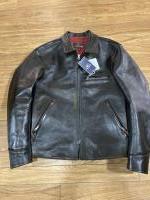 THE FLAT HEAD FN-LJ-HS004 HORSEHIDE GUILTINGシングルライダース BLK 38