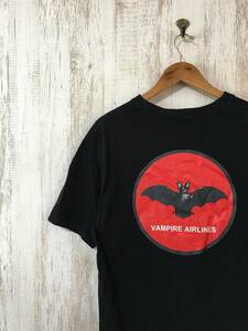 145☆【VAMPIRE AIRLINES プリントTシャツ】Under Cover アンダーカバー 黒 3