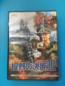 中古 光栄 KOEI 提督の決断3 3.5HDD7枚組 WW2 太平洋戦争 シュミレーションゲーム パソコンソフト